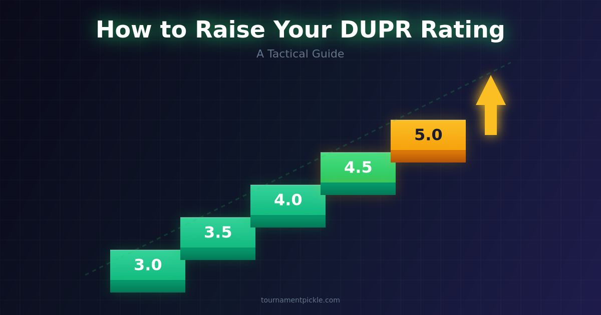 How to Raise Your DUPR Rating: A Tactical Guide