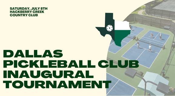 Dallas Pickleball Club Inaugural Tournament