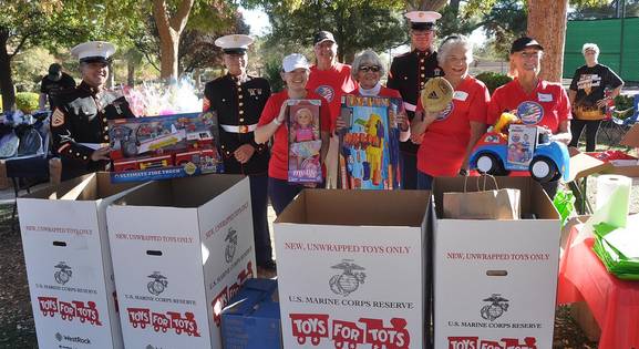 Toys For Tots Pickleball Charity event
