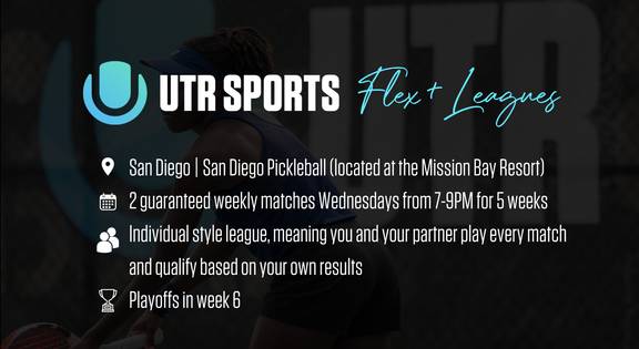San Diego Doubles Flex + Leagues at San Diego Pickleball (May 1st - June 5th)