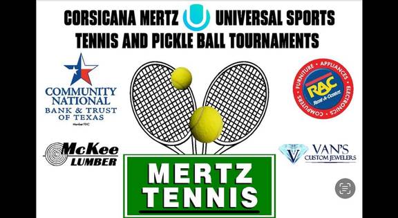 Corsicana Mertz UTR Sports Pickleball Tournament