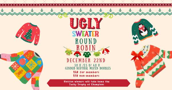 Ugly Sweater Fixed-Partner Round Robin