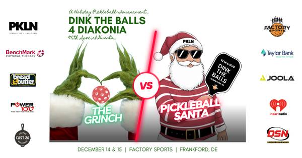 1st Annual Dink for Diakonia Holiday Tournament powered by PKLN