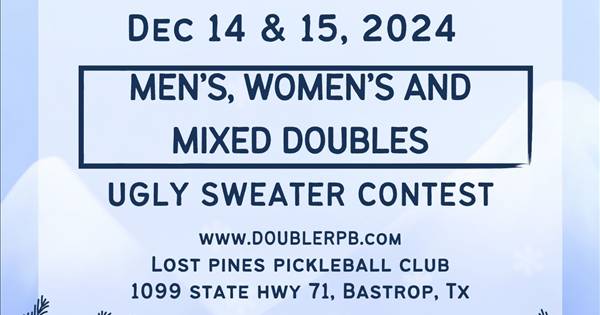 Winter Smash - Doubles Tournament - Austin Area