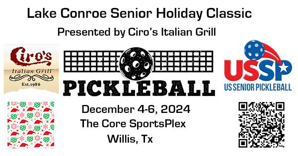 Houston Lake Conroe Senior Indoor Holiday Classic presented by Ciro's Italian Grill