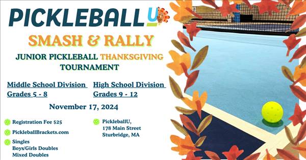 Smash & Rally Youth Pickleball Tournament