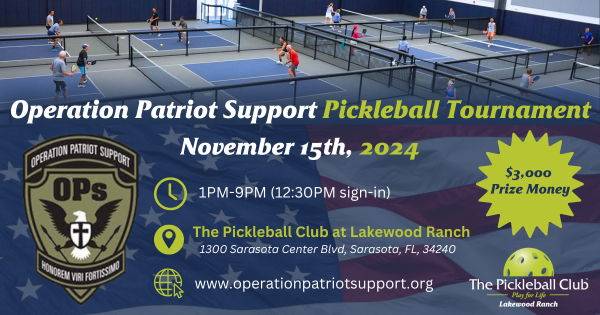 Operation Patriot Support Pickleball Tournament