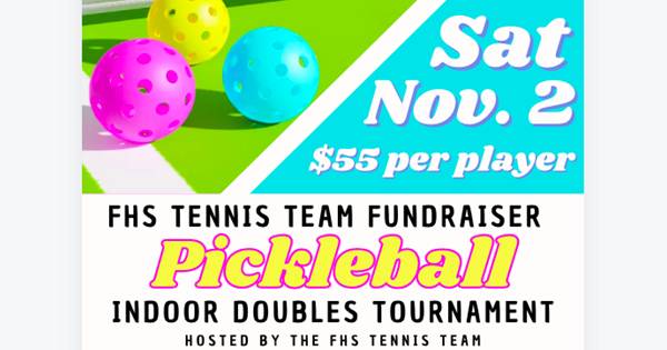 INDOORS - Florence Tennis Fundraiser Tournament