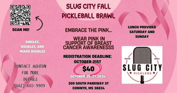 Slug City Fall PickleBall Brawl