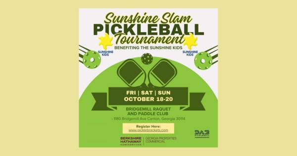Sunshine Slam: Pickleball Tournament Benefiting Sunshine Kids