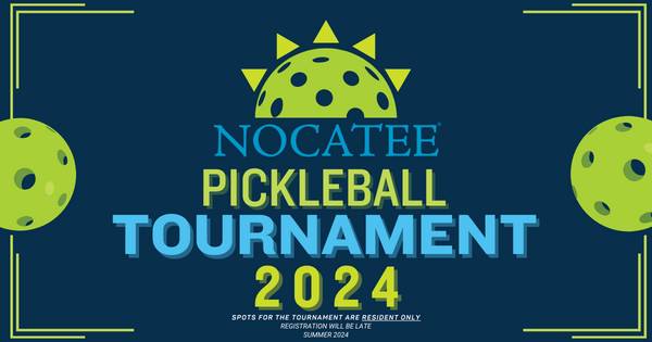 2nd Annual Nocatee Pickleball Tournament
