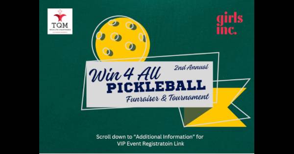 TQM Wealth Partners 2nd Annual Pickleball Tournament