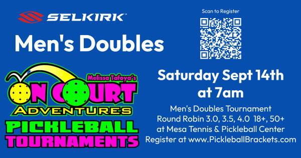 On Court Adventures 1 Day Men's Doubles Tournament at Gene Autry