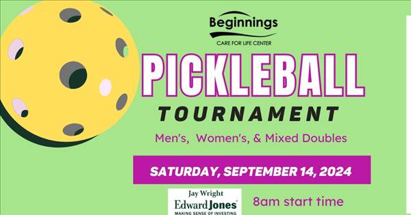 Beginnings Care for Life Center Pickleball Tournament