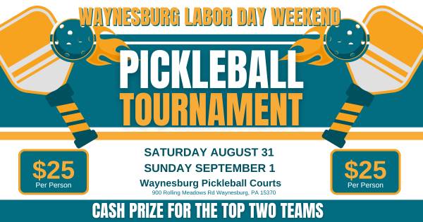 Waynesburg Labor Day Weekend Pickleball Tournament