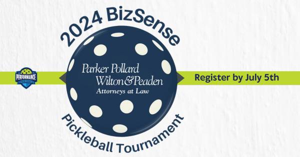 2024 BizSense Pickleball Tournament Presented by Parker Pollard Wilton & Peaden