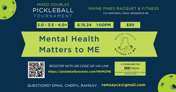 Mental Health Matters to ME Mixed Doubles Pickleball Tournament
