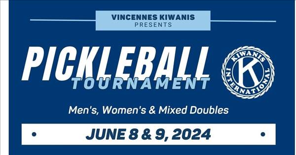 Vincennes Kiwanis Pickleball Tournament