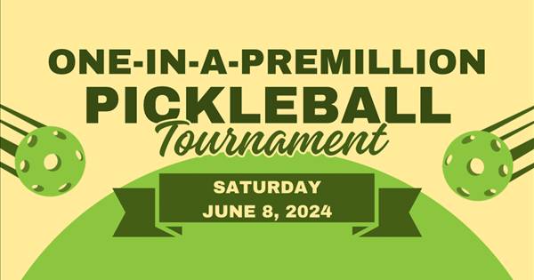 One-In-A-Premillion Pickleball Tournament-Atlanta-Prizes included