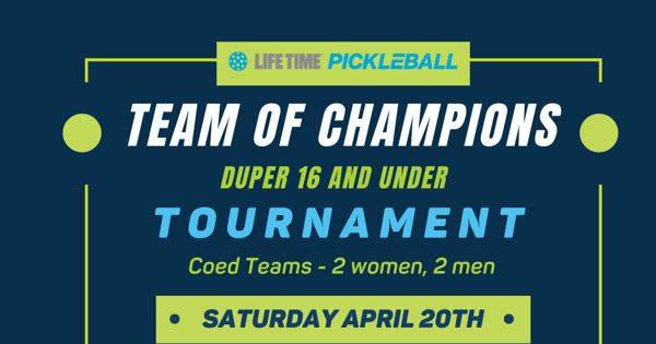 Team Of Champions  (DUPR under 16)