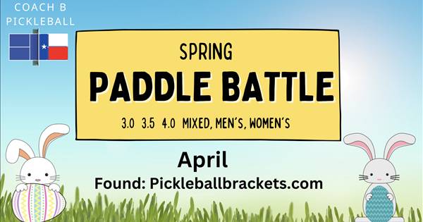 Spring Paddle Battle (Now with 50+ Age Brackets)