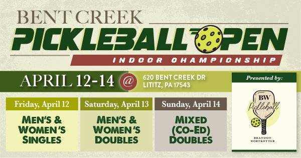 Bent Creek Pickleball Open Indoor Championships