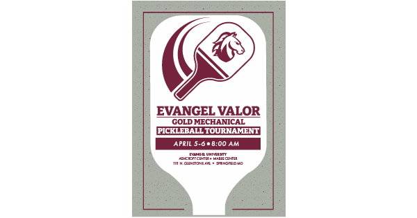 Evangel Valor Gold Mechanical Pickleball Tournament