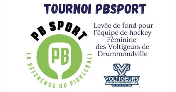 Pickleball au profit du Hockey Féminin  CEGEP Drummondville