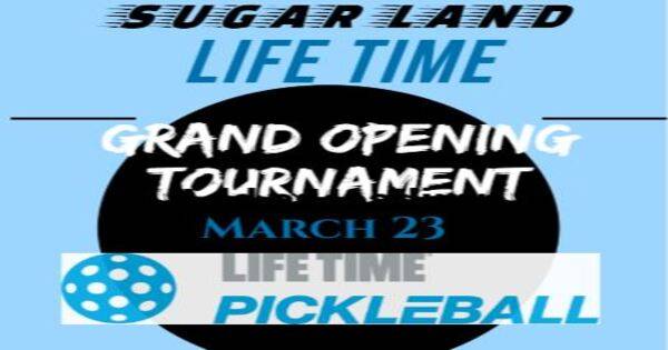Sugar Land GRAND OPENING Tournament
