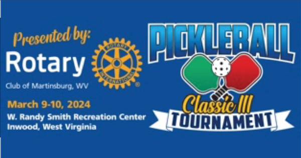Rotary Club of Martinsburg (WV) Pickleball Classic III
