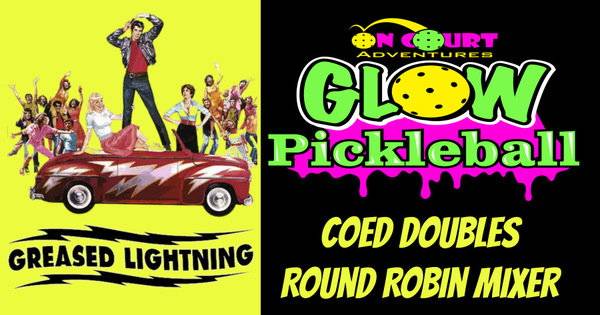 On Court Adventures Glow-in-the-Dark Round Robin Social at Gene Autry