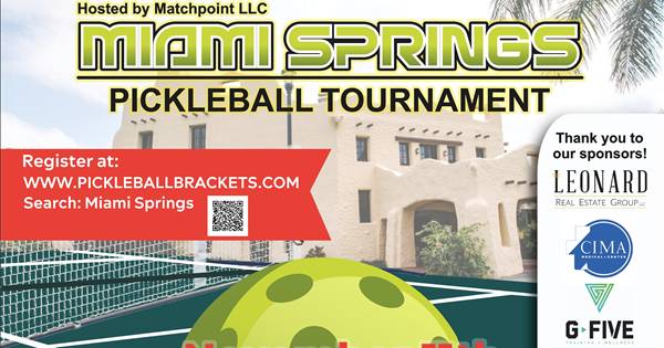 Miami Springs Pickleball Tournament