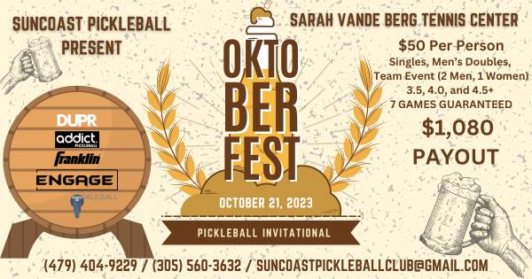 Oktober Fest Invitational by Suncoast Pickleball