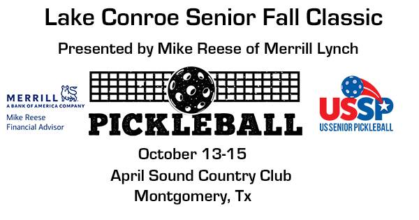 Houston Lake Conroe Senior Fall Classic presented by Mike Reese of Merrill Lynch; USSP event