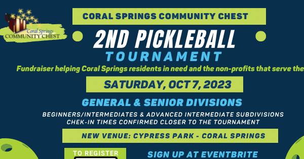 CORAL SPRINGS COMMUNITY CHEST TOURNAMENT