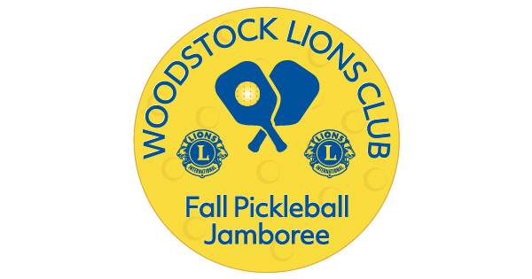 Woodstock Lions Fall Pickleball Jamboree Round Robin