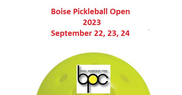 Boise Pickleball Open 2023