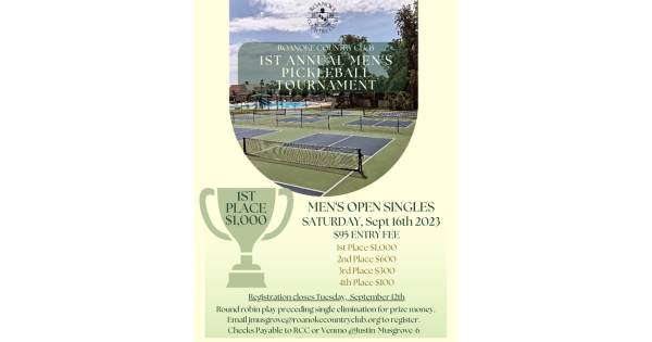 RCC 1st Annual Men's Tourmament