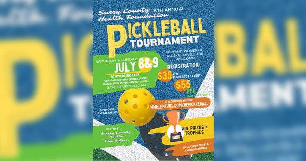 Surry County Health Foundation Mayberry Pickleball Tournament
