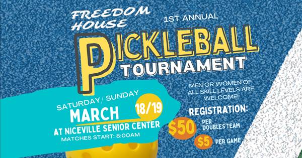 1st Annual Freedom House Pickleball Tournament