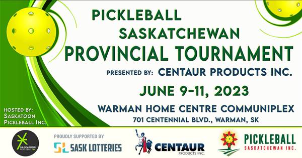 2023 Pickleball Saskatchewan Provincial Tournament