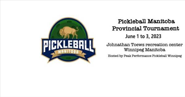 Pickleball Manitoba Provincial Championships