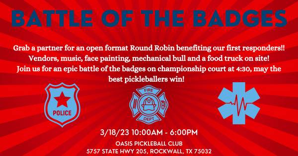 Battle of the Badges Charity Round Robin