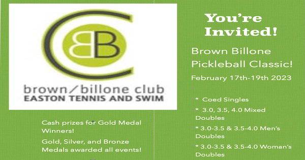 Brown Billone Pickleball Classic