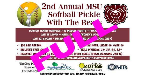 2nd Annual MSU Softball Pickle with the Bears Fundraiser