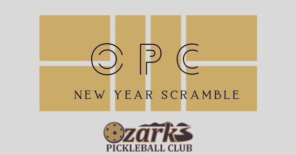 Ozarks Pickleball Club New Year Scramble
