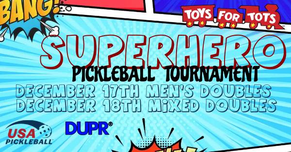 Superhero Pickleball Tournament