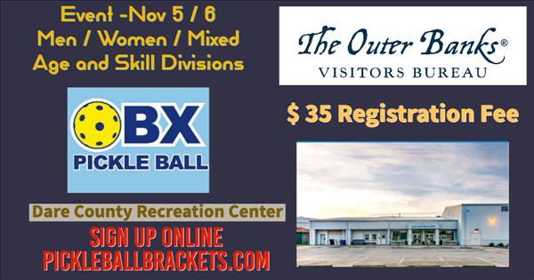 Outer Banks Visitors Bureau Pickleball Tournament
