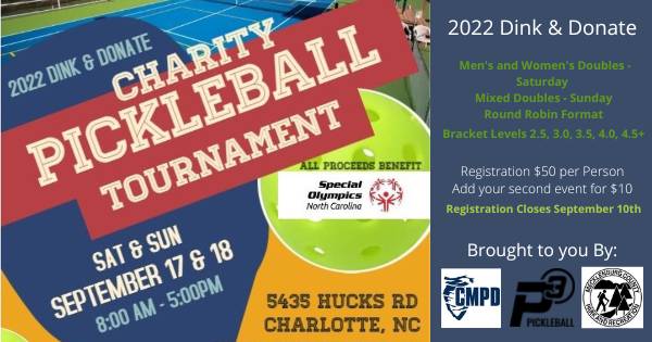 2022 Dink & Donate Charity Pickleball Tournament