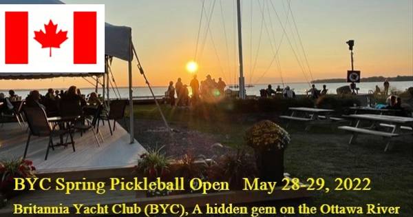 Britannia Spring 2022 Pickleball Open (Ottawa Canada)